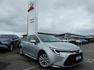 2024 Toyota Corolla Sedan Hybrid Corolla Sedan 1.8L Hyb CVT Ascent Sport Sedan (Silver Pearl) Pre-Owned Car Thumbnail